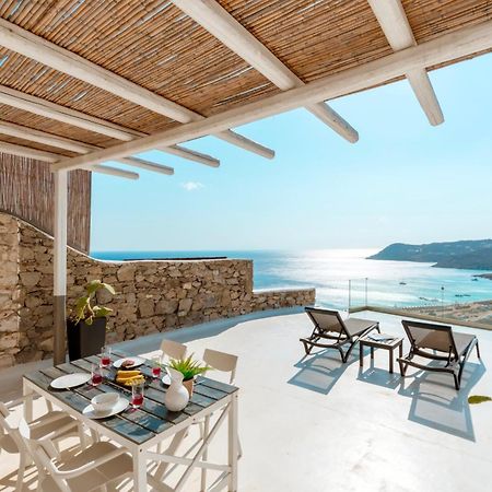 Elia House With Amazing View On The Beach Mykonos Villa Mykonos Town Buitenkant foto