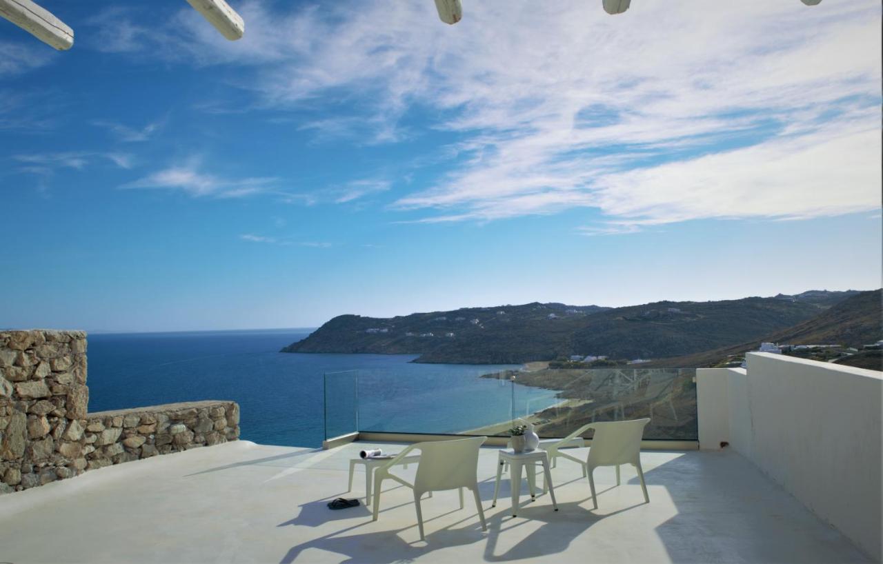 Elia House With Amazing View On The Beach Mykonos Villa Mykonos Town Buitenkant foto