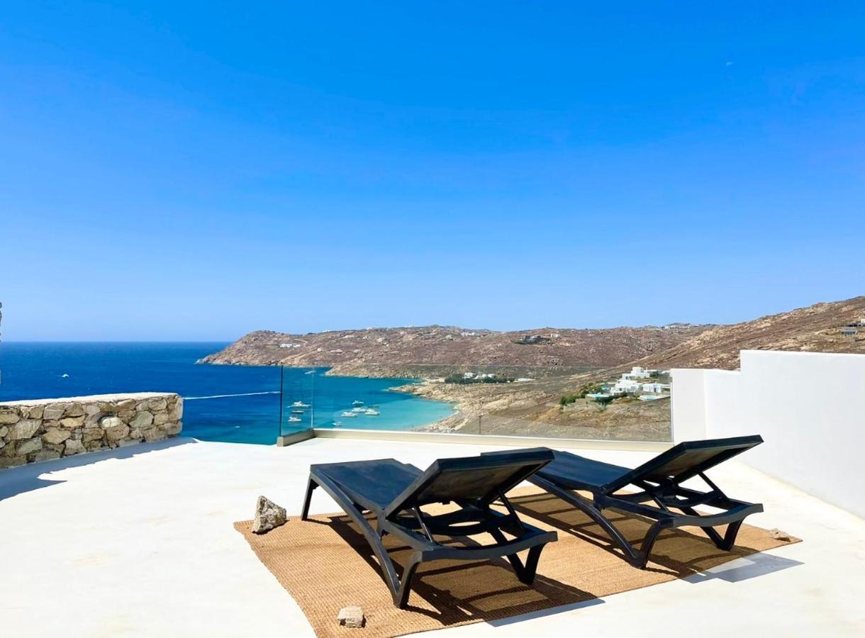 Elia House With Amazing View On The Beach Mykonos Villa Mykonos Town Buitenkant foto